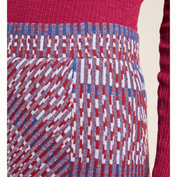 Anthropology Mauve By Anthropology faux wrap skirt size XS - Picture 8 of 8